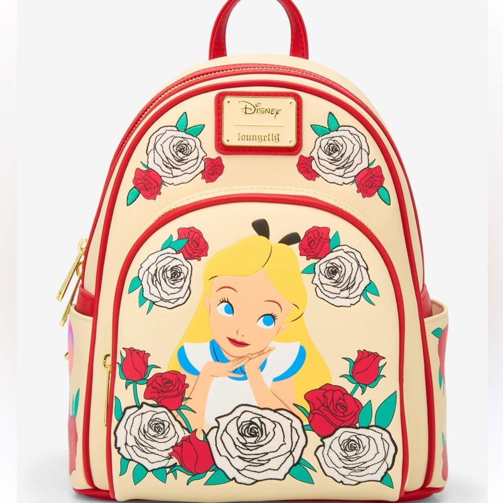 Loungefly Disney Alice in Wonderland Color changing Roses Box lunch Exclusive